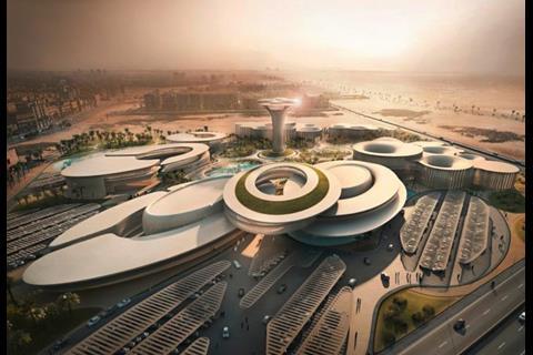 3rd: Zaha Hadid Architects' scheme for Science City in Cairo
